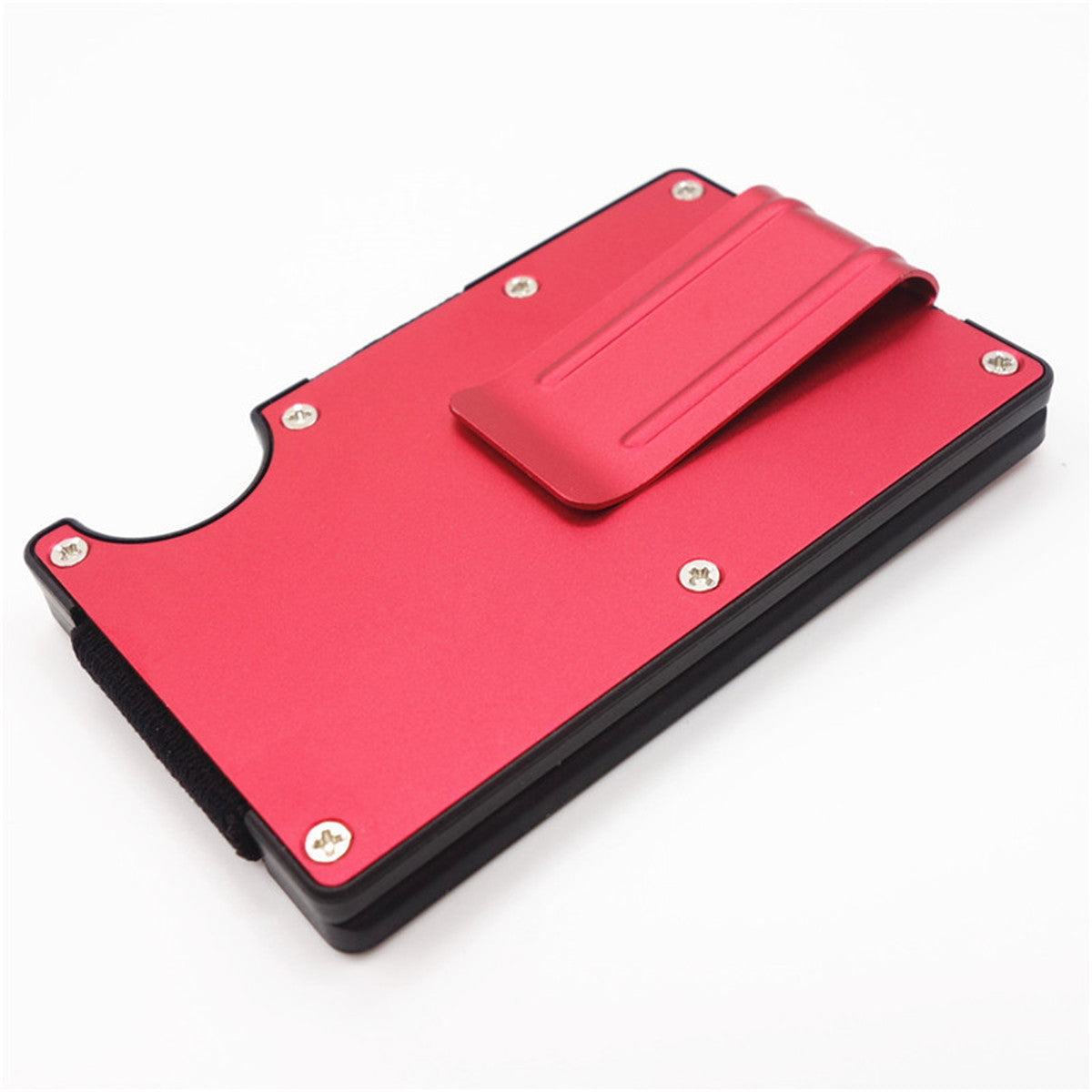 RFID Blocking Metal Wallet Slim Minimalist Credit Card Holder Money Clip