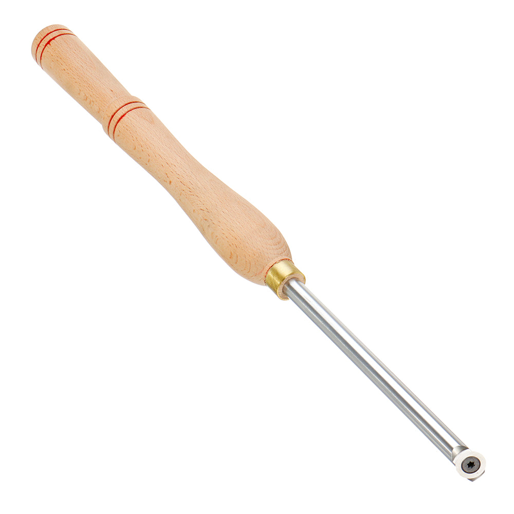 R8 Wood Turning Chisel Woodworking Carving Tool With Carbide Insert Wooden Handle Hand-held With Wrench