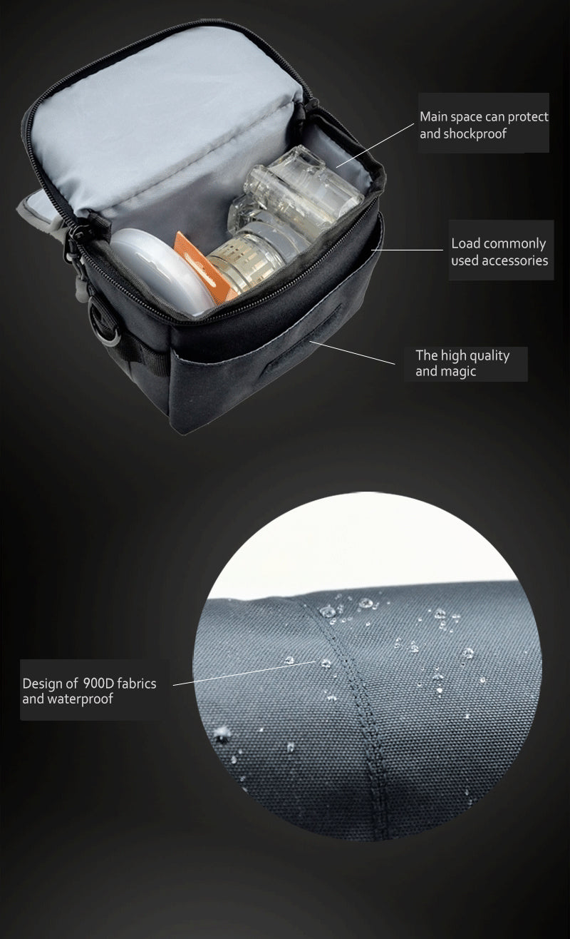 WOLFGANG CJ-012 Fabrics Waterproof Micro Single Camera SLR DSLR Bag