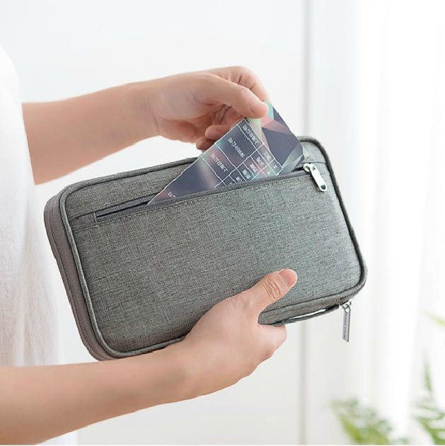 IPRee® Outdoor Travel Passport Bag Card Holder Cash Wallet Men Pouch Organizer