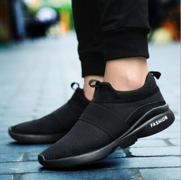 RT-622 Outdoor Men Breathable Slip On Mesh Casual Sneakers Athletic Running Sports Shoes