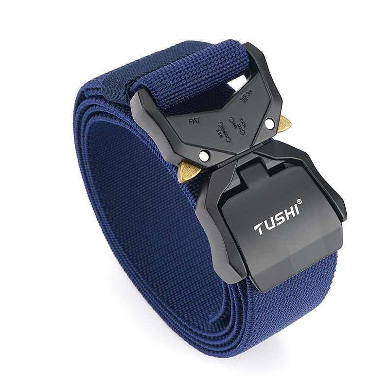 TUSHI NS6 125cm 3.8cm Quick Release Nylon Tactical Belts Business Belt