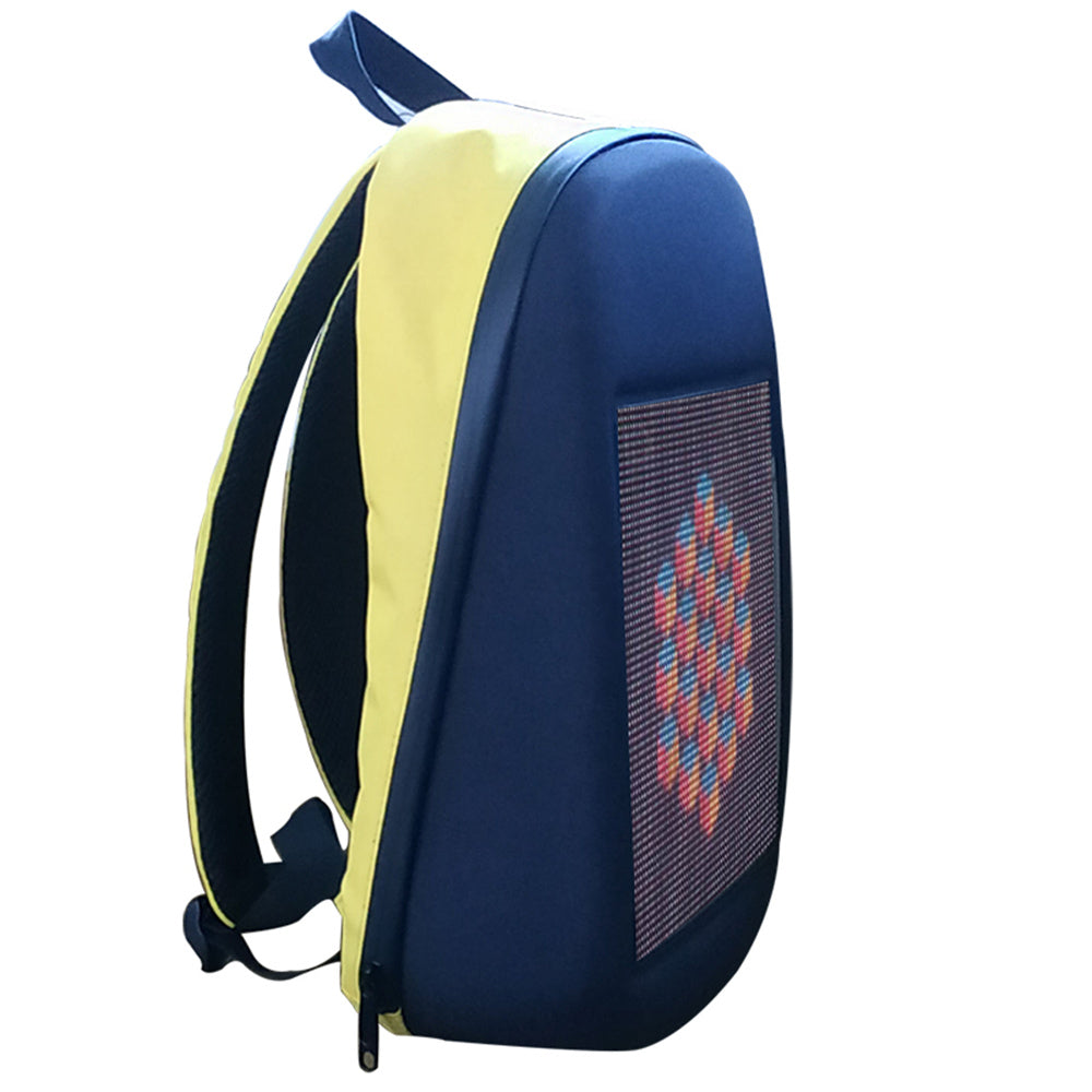 LED Screen Dynamic Backpack DIY Backpack WiFi LED City Walking Advertising BackBag