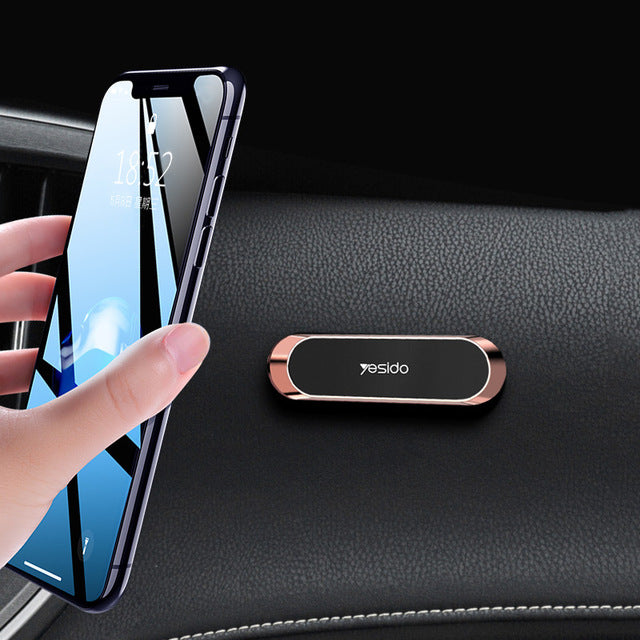 Yesido Mini Magnetic Dashboard Car Phone Holder Car Mount For 4.0-6.5 inch Smart Phone for iPhone 11 Samsung Galaxy Note 10 Xiaomi Redmi Note 8 Pro