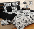 Black and White Floral Duvet Cover Set | Canopus - Flickdeal.co.nz