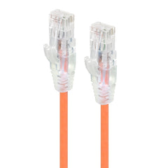 Alogic 1M Orange Ultra Slim Cat6 Network Cable 28Awg Series Alpha