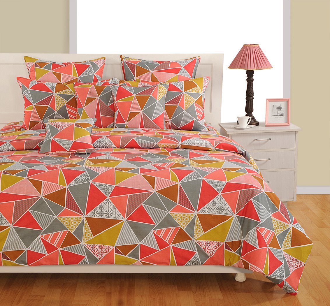 Canopus Triangle Cotton Duvet Cover Set - Flickdeal.co.nz