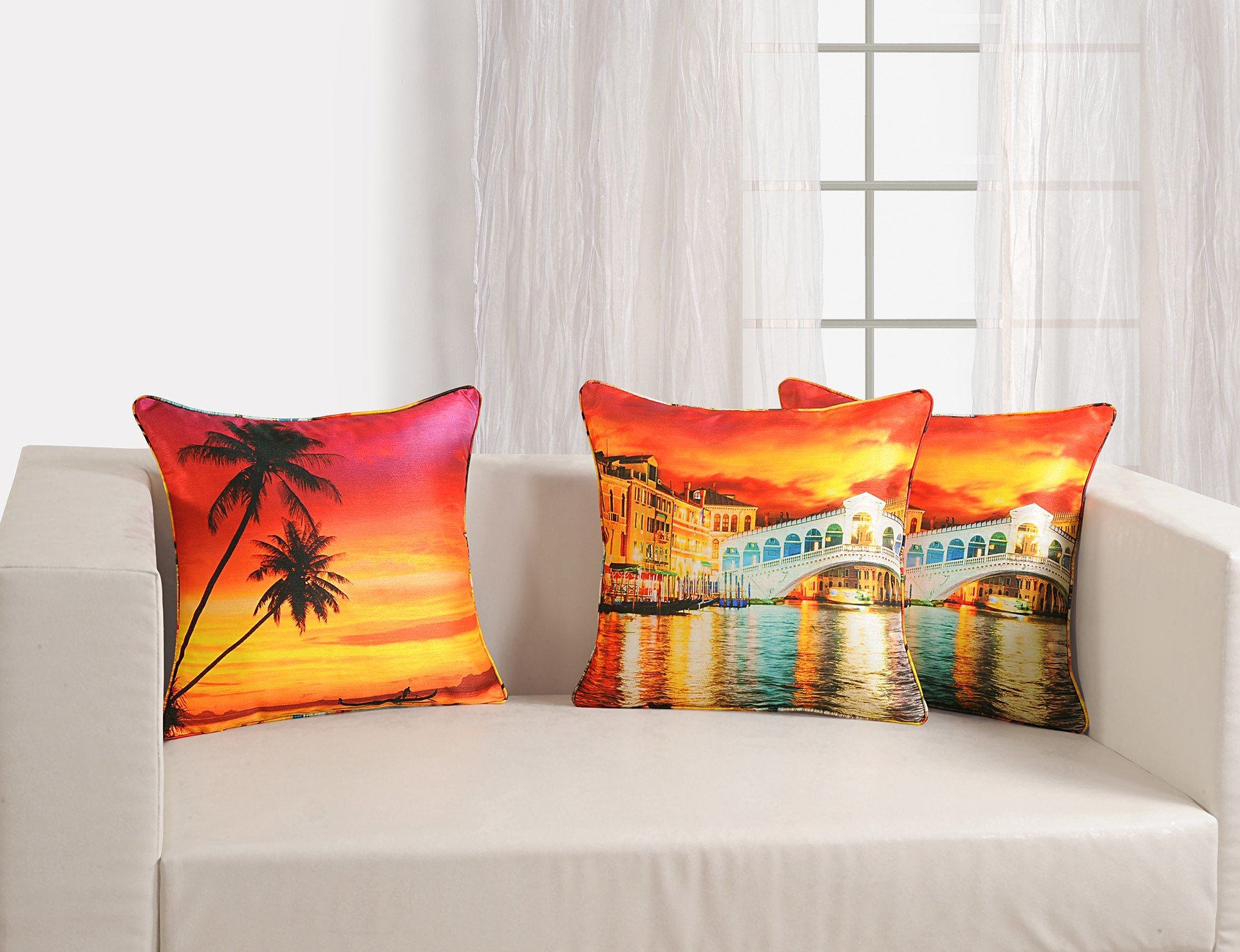 CUSHION COVER -SCENERY - Flickdeal.co.nz