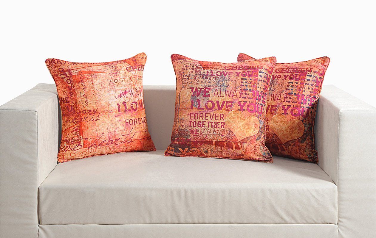 WE LOVE YOU CUSHION COVER - Flickdeal.co.nz