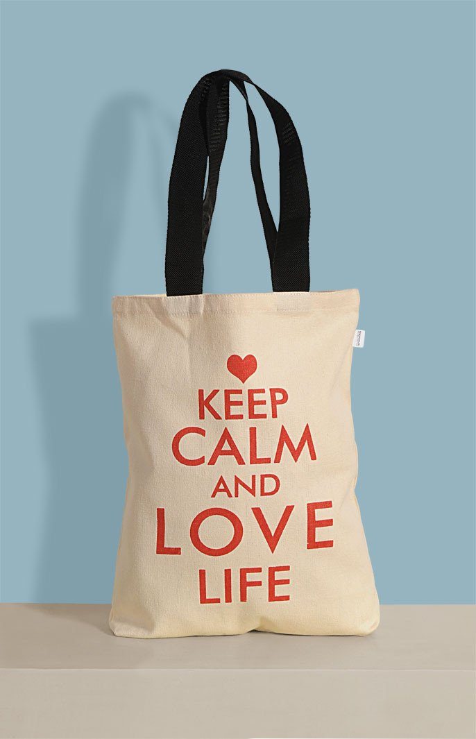 KEEP CALM CANVAS TOTE BAGS - Flickdeal.co.nz