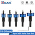 XCAN Hole Saw Set 5pcs 16/18.5/20/25/30mm Nano Blue Coated HSS Core Drill Metalworking Drill Bit