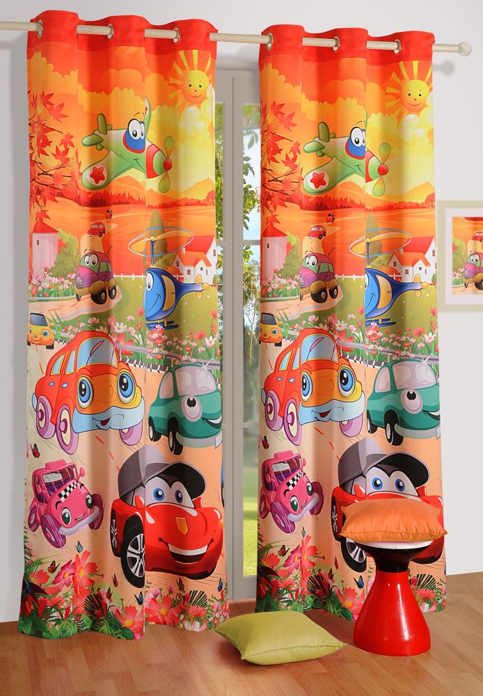 Canopus Cars Kids Curtains - Flickdeal.co.nz