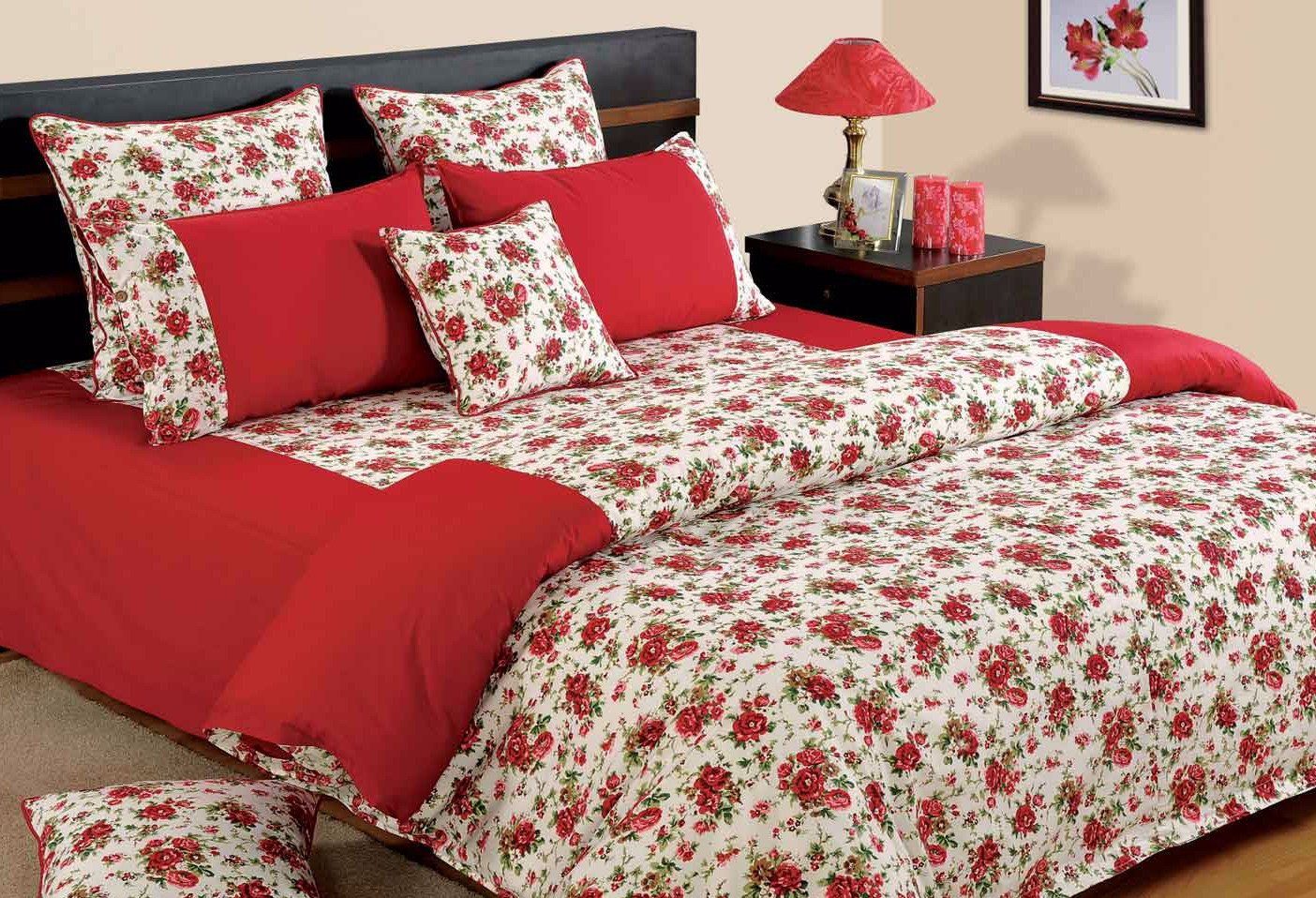 Canopus Red Roses Duvet Covers set - Flickdeal.co.nz
