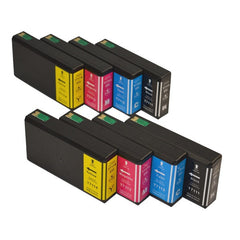 711XXL Series Compatible Inkjet Cartridge Set x 2 (8 cartridges)
