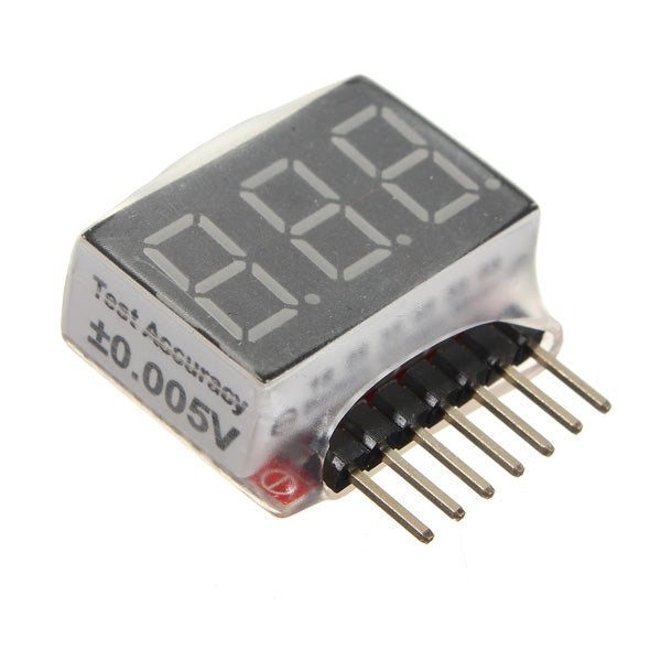 1S-6S Battery Voltage Meter Checker Low Voltage Tester