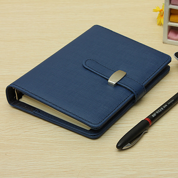 Vintage Identity Organiser Planner Leather Look Diary Notebook