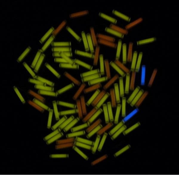 1pcs 1.5x6mm Trit Vials Tritium Multicolor Self-luminous 15-Years