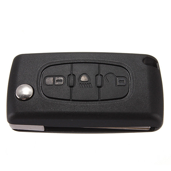3 Button Flip Remote Key Fob Case Shell For Citroen C2 C3 C4 C5 C6