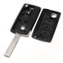 3 Button Flip Remote Key Fob Case Shell For Citroen C2 C3 C4 C5 C6