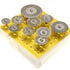 Drillpro 10pcs Diamond Cutting Discs Cut Off Wheel Set For Dremel Rotary Tool