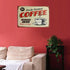 Coffee Tin Sign Retro Vintage Metal Plaque Bar Pub Cafe Wall Decor