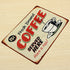 Coffee Tin Sign Retro Vintage Metal Plaque Bar Pub Cafe Wall Decor
