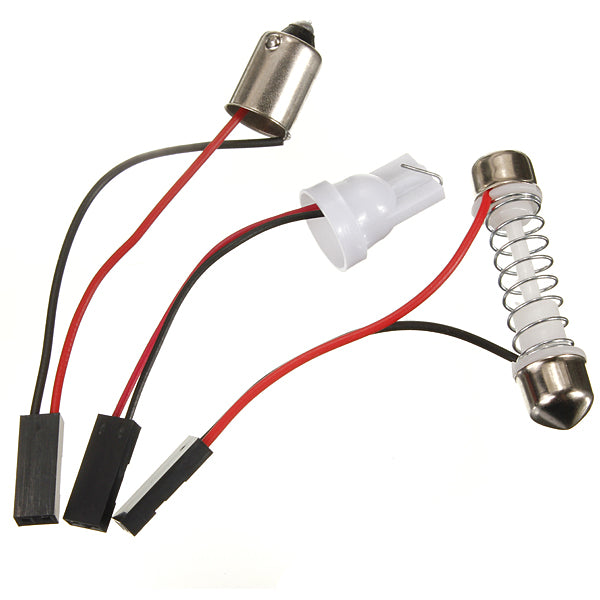 T10 Dome BA9S Festoon Car License Plate COB LED Light Lamp White