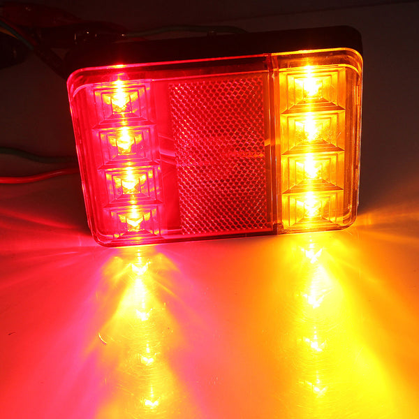 12V LED Van Truck Trailer Stop Rear Tail Brake Light Indicator Lamp