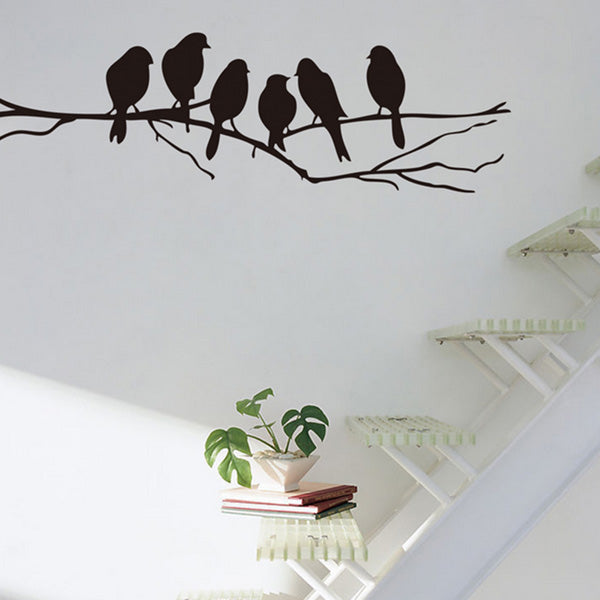 Removable Birds Branch Tree Wall Stickers Home Art Decals DIY Living Room Decor 