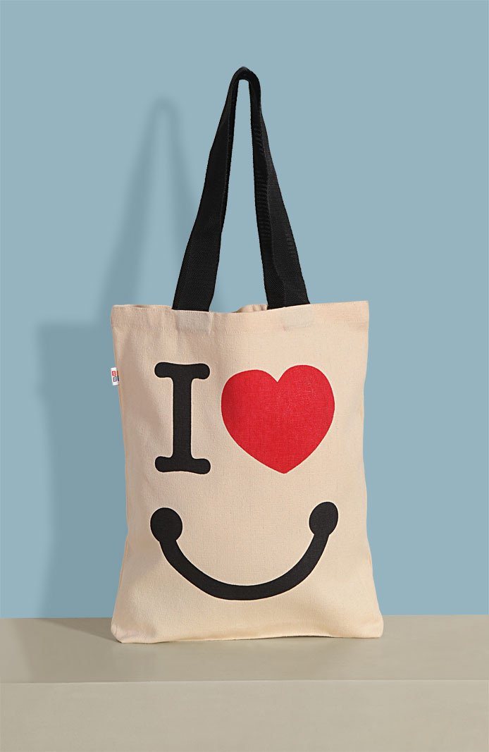 LOVE CANVAS TOTE BAG - Flickdeal.co.nz