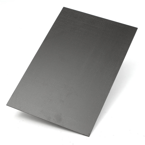 Suleve™ CF203015 3K 200×300×1.5mm Plain Weave Carbon Fiber Plate Panel Sheet Aircraft Model Building