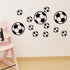 12Pcs/Set Football Soccer Wall Stickers Children Nursery Kids Room Decals Gift Home Decorations