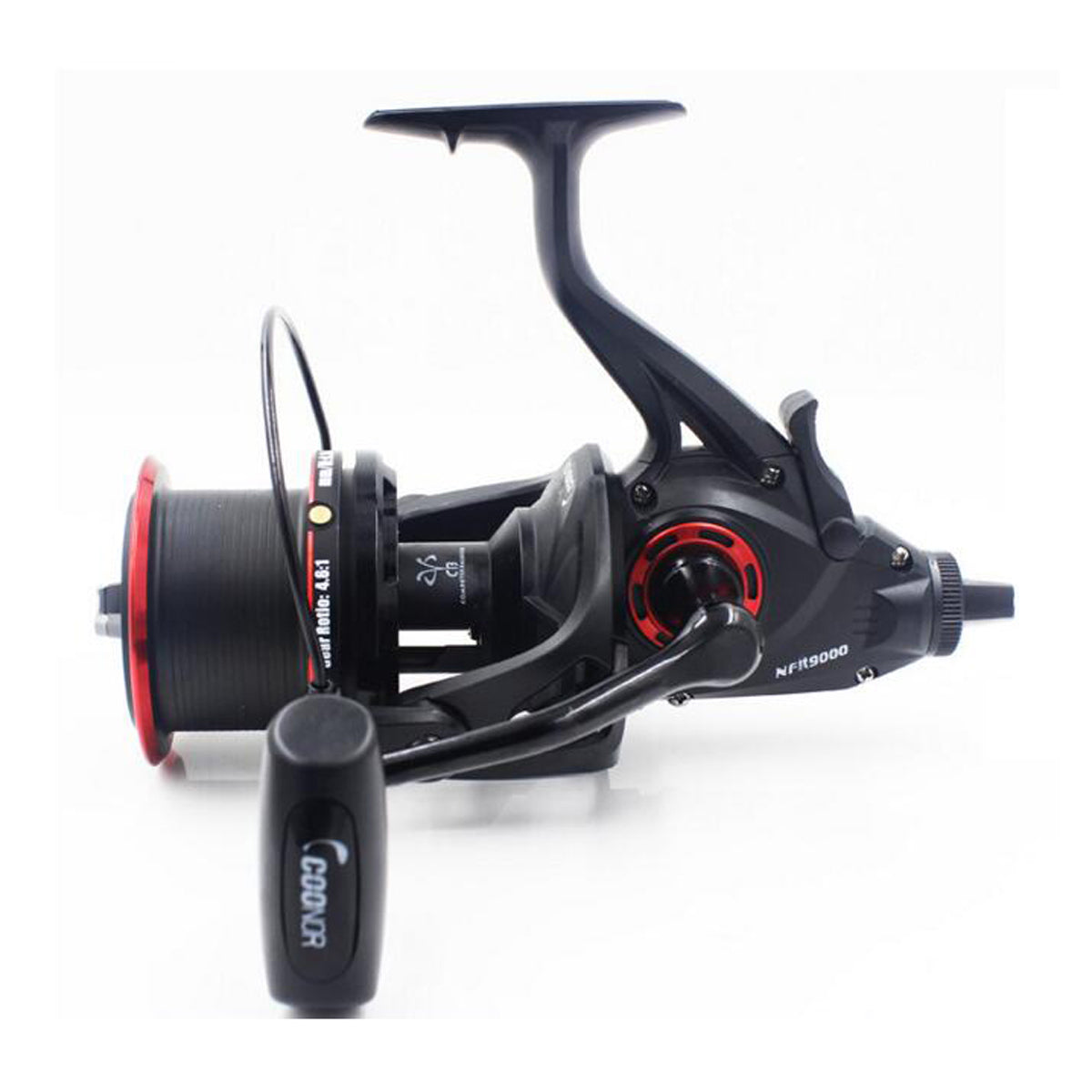 Bobing Coonor NFR9000 12+1BB 4.6:1 Double Unloading Spinning Fishing Reel All Metal Saltwater Wheel