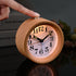  Beech Wood Alarm Clock Noctilucence Mute Creative Solid Wood Alarm Clock