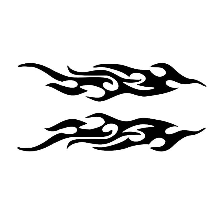 Car Sticker Flame Creative Personality Reflective Scratch Scratch Cover Cover Body