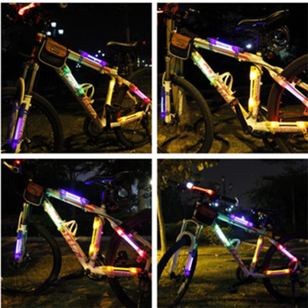 LED Bicycle Flashing Light Night Riding Cycling Warning Light Outdoor Safety Light