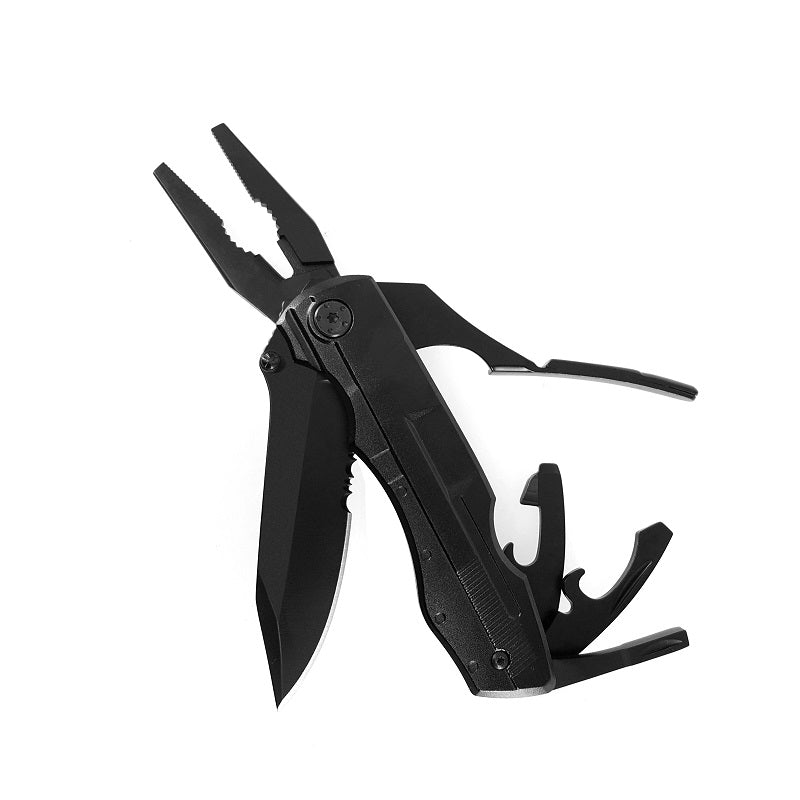 MT-6267 195mm 2CR13 Stainless Steel Multifunctional Folding Knife Fishing Pliers Outdoor Screwdriver Tool