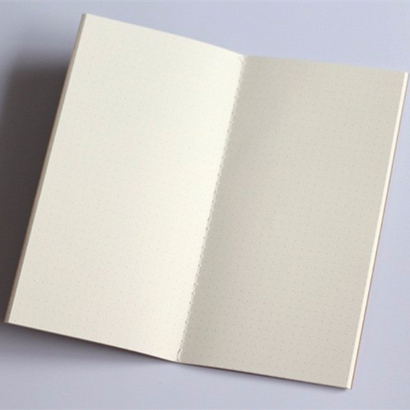 Standard Kraft Paper Notebook Blank Dot Grid Notepad Diary Journal Planner Organizer Filler Paper
