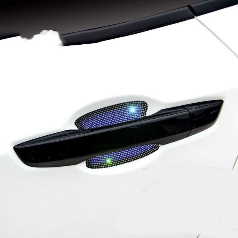 Diamond-studded Car Door Handle Stickers