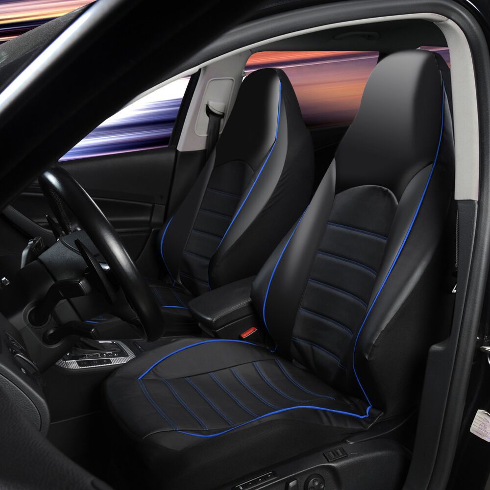One-piece PU Leather Double Front Car Seat Cover