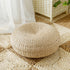 Mrosaa Natural Straw Washable Yoga Tatami Floor Cushion