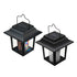 Solar Powered LED Candle Light Outdoor Garden Pathway Lawn Light Camping Hanging Lamp