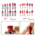 12pcs 1/4 or 1/2 Inch Shank Tungsten Carbide Router Bit Set With Wooden Case Woodworking Cutter