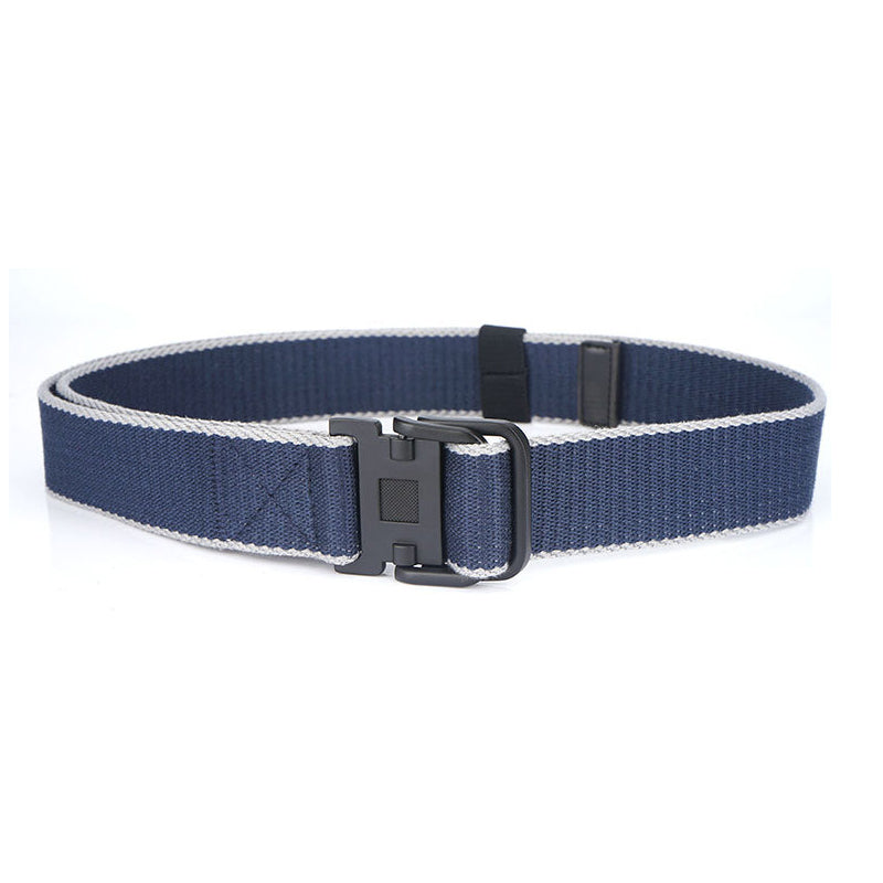 AWMN DB19 120cm Nylon Tactical Belt Punch Free Quick Release Buckle Adjustable Casual Canvas Belt