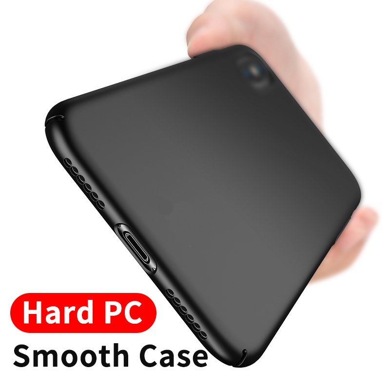 Ultra Thin Silky Fingerprint Resistant Hard PC Back Case For iPhone X