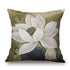 Honana WX-D1 45x45cm Vintage Lotus Flower Cotton Linen Throw Pillow Case Waist Cushion Cover 