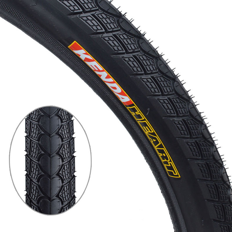 KENDA K1157-002  26*1.95 Mountain Bike Tire 40-65PSI Heart-shaped Soft Side Tyres Reflective