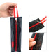 3Pcs Portable Outdoor Camping Picnic Set Stainless Steel Fork Spoon Chopsticks with Tableware Bag