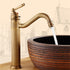 Tall Antique Bathroom Kitchen Sink Basin Faucet Hot & Cold Water Mixers Tap Single Handle