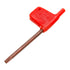 R8 Wood Turning Chisel Woodworking Carving Tool With Carbide Insert Wooden Handle Hand-held With Wrench